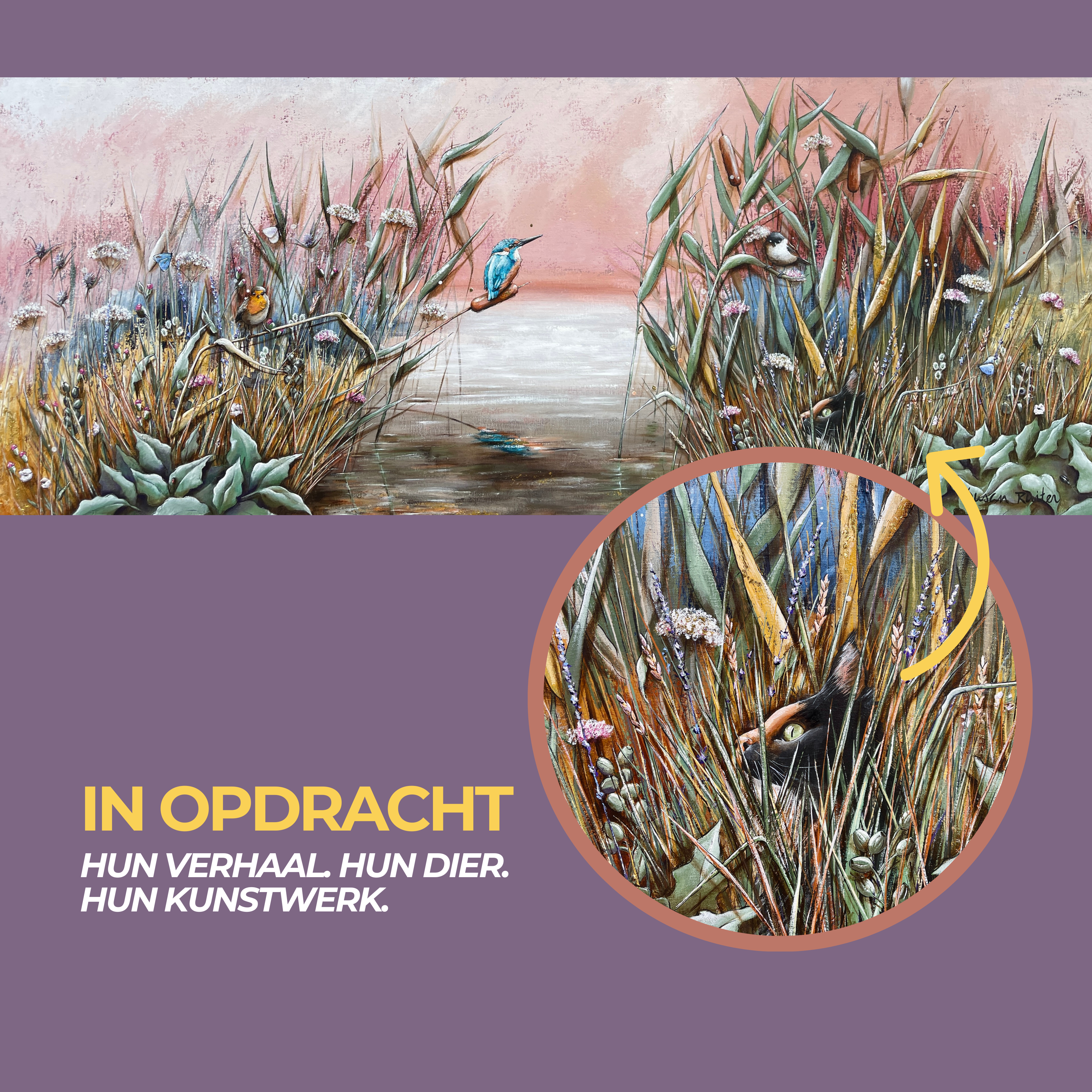 A portrait with your pet.