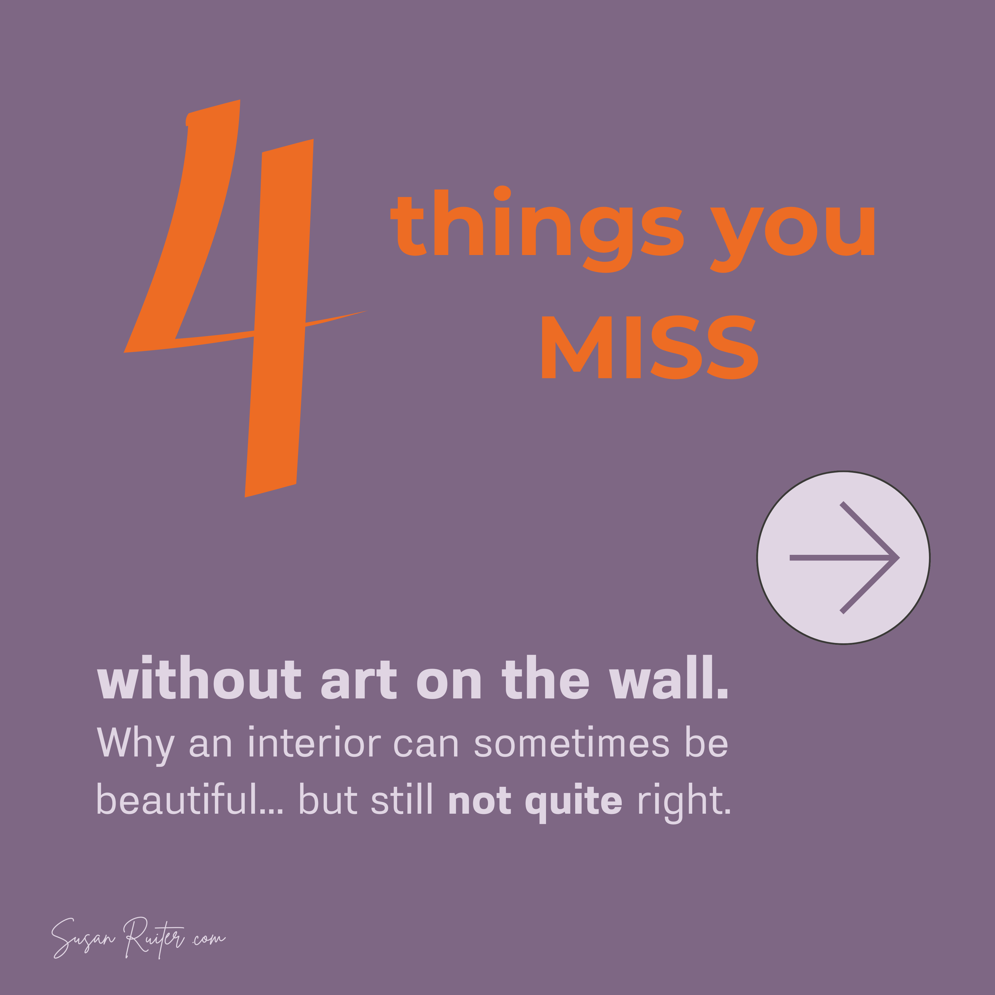 4 Things You Miss Without Art